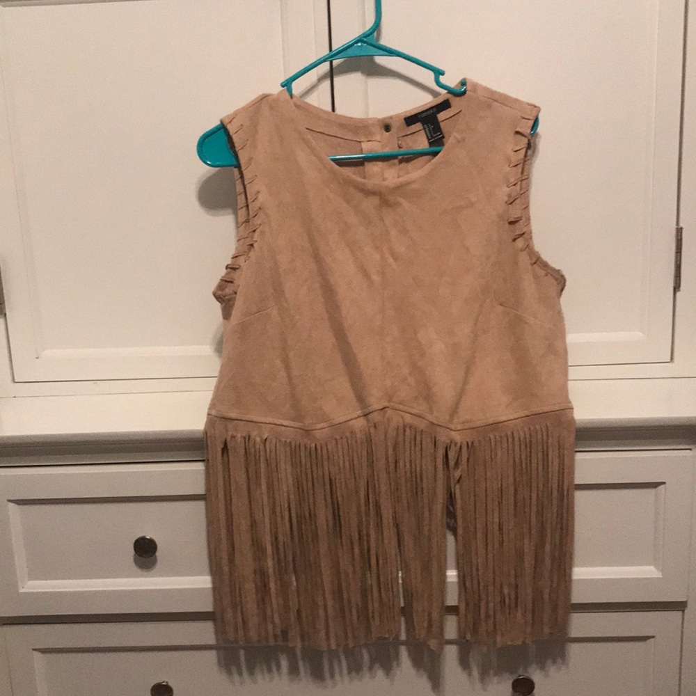 Fringe crop top